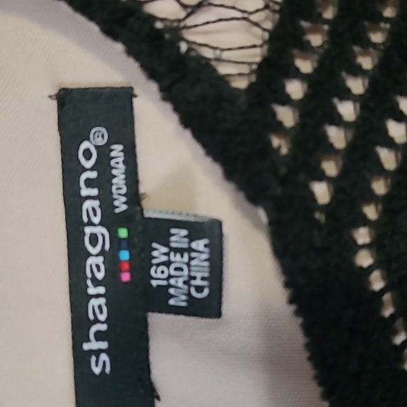 Sharagano Lace Dress 16W - Picture 6 of 12